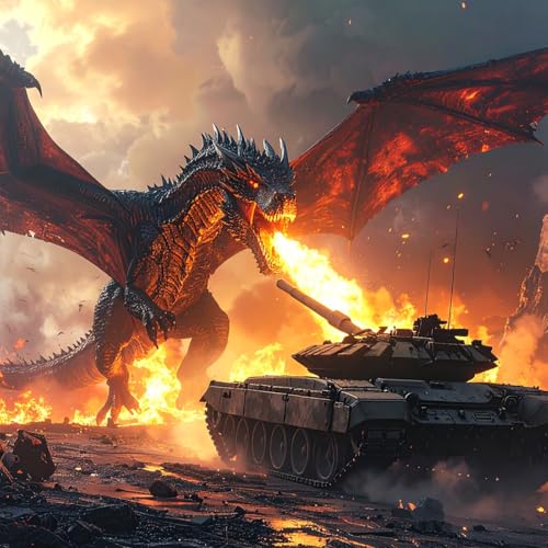 Page de couverture de Tanks vs Dragons?!