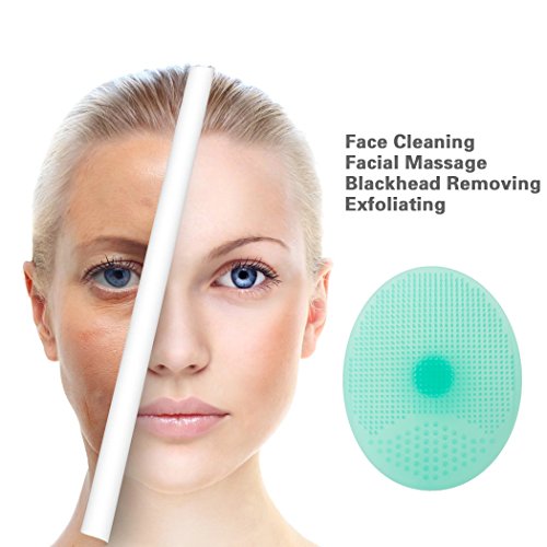 image for Luckyiren 6 Pack Face Scrubber, Soft Silicone Facial Cleansing Brush E