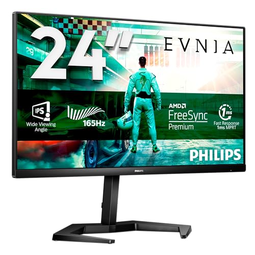 Philips 24M1N3200VA Philips Gaming 24M1N3200VA - 24 pollici FHD Monitor, 165Hz, VA, 1ms, Low Input Lag, altoparlanti, altezza regolabile, FreeSync (1920 x 1080 @ 165Hz, 350 cd/m², HDMI 2.0 / DP 1.2)