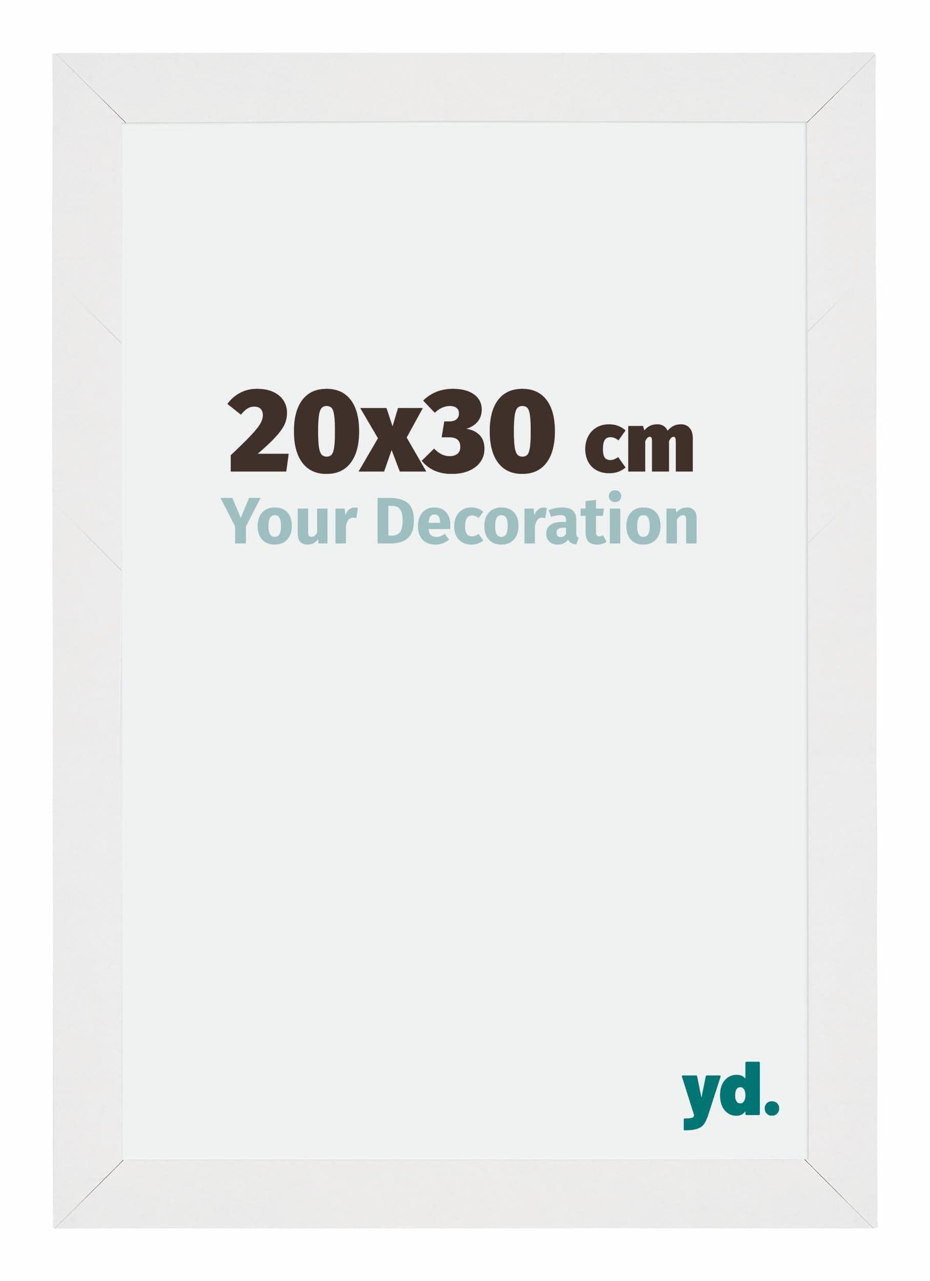 Your Decoration - Picture Frame 20x30 cm - White High Gloss - Decorative Wall Frame in MDF with Antireflection - Frame 20x30 - Mura — image 1