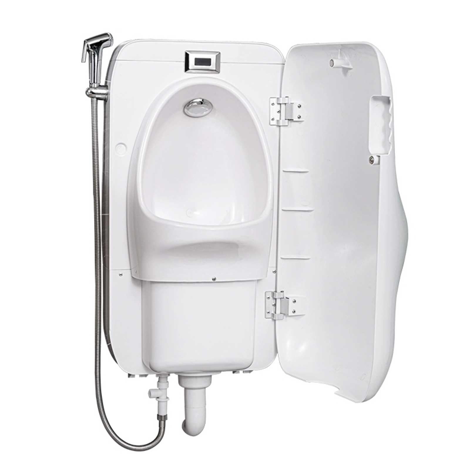 Orinal inteligente para hoteles y hogares con sistema de descarga automática