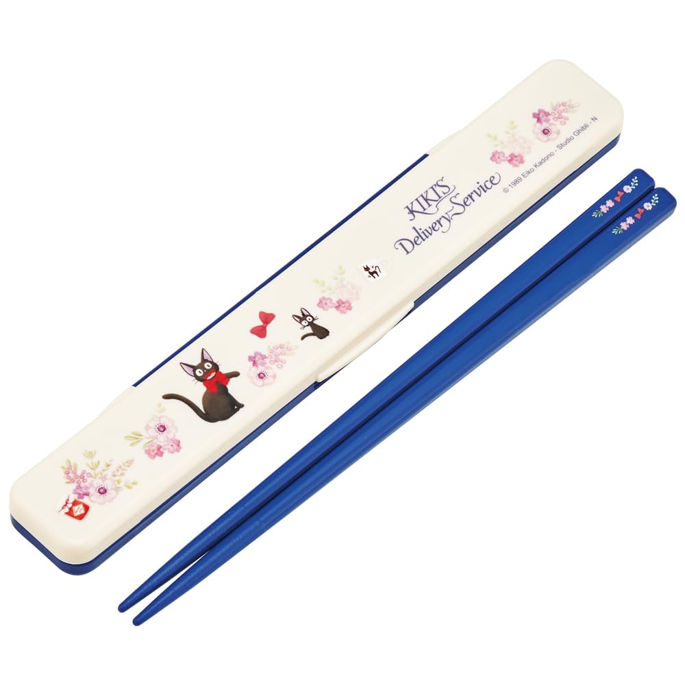 Jiji Cat Chopsticks in Box White 18 cm