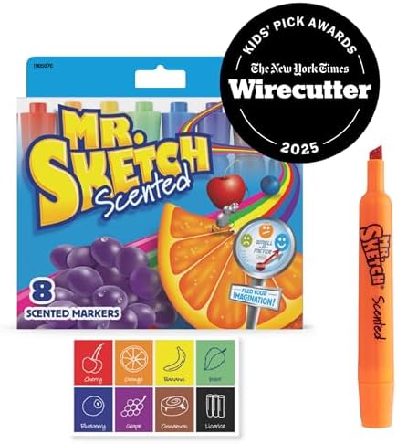 Mr. Sketch® Scented Markers, Assorted Colors, Set Of 8 view 3
