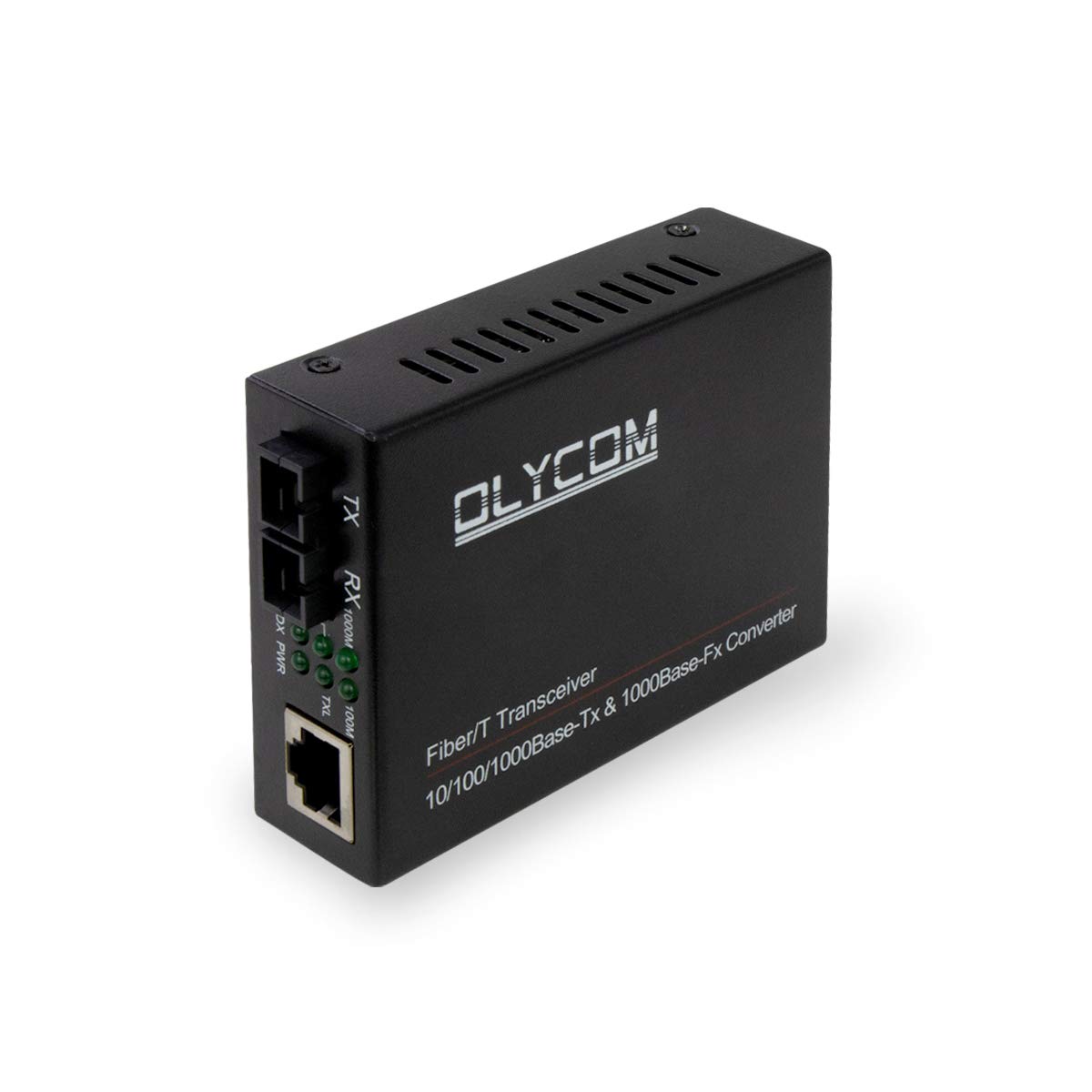 Convertisseur de média fibre optique 10/100/1000 Mb/s - Émetteur-récepteur Gigabit Ethernet duplex SC vers RJ45 (SM, 40 km, SC)