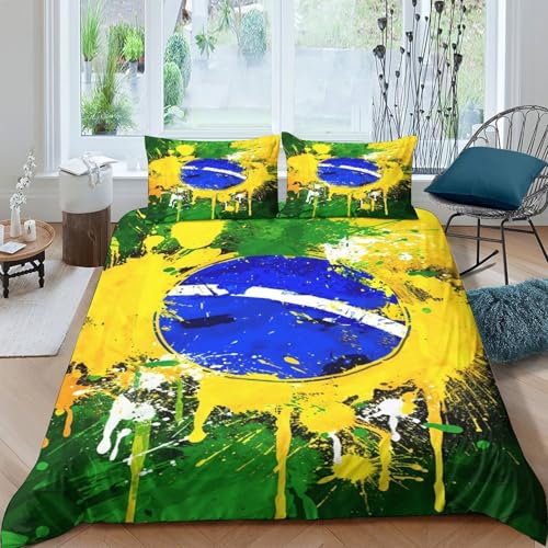 Linge de lit Brésil microfibre résistante et douce parure facile à repasser