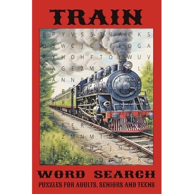 Train Word Search Puzzle Book
