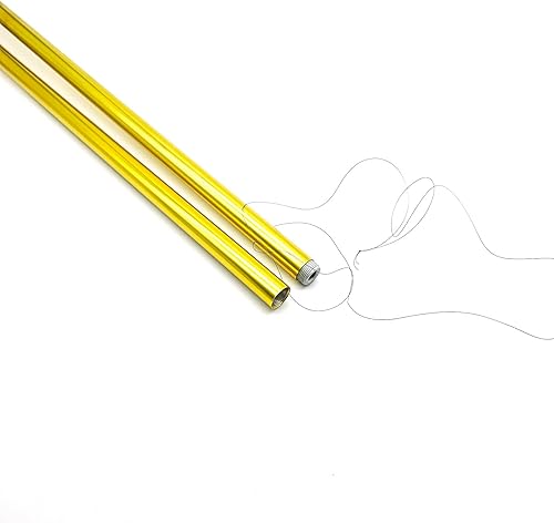 Miniatura 4 de sumrica Varita de aluminio para bailar de mago mágico Trucos de magia en vara de aire, truco flotante equilibrado de levitación de bastón, truco de