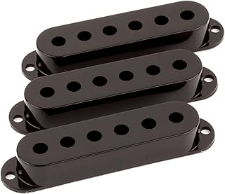 Fender Vintage Strat Pickup Cover Set, Black