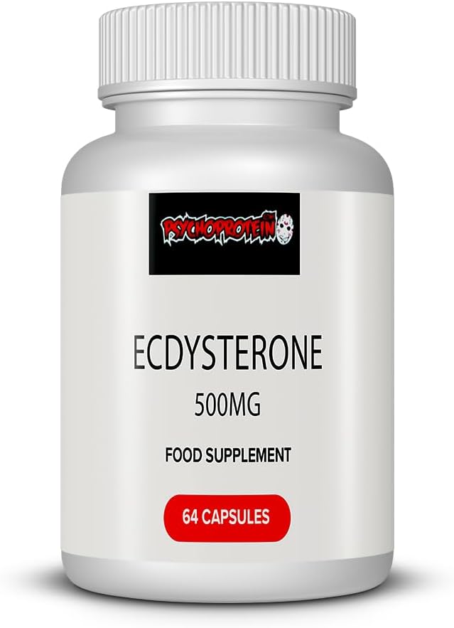 Ecdysterone 500mg Capsules Supplement Extract - Ultimate Natural Anabolic (Cyanotis Arachnoidea) 64 Capsules (2-Month Supply)