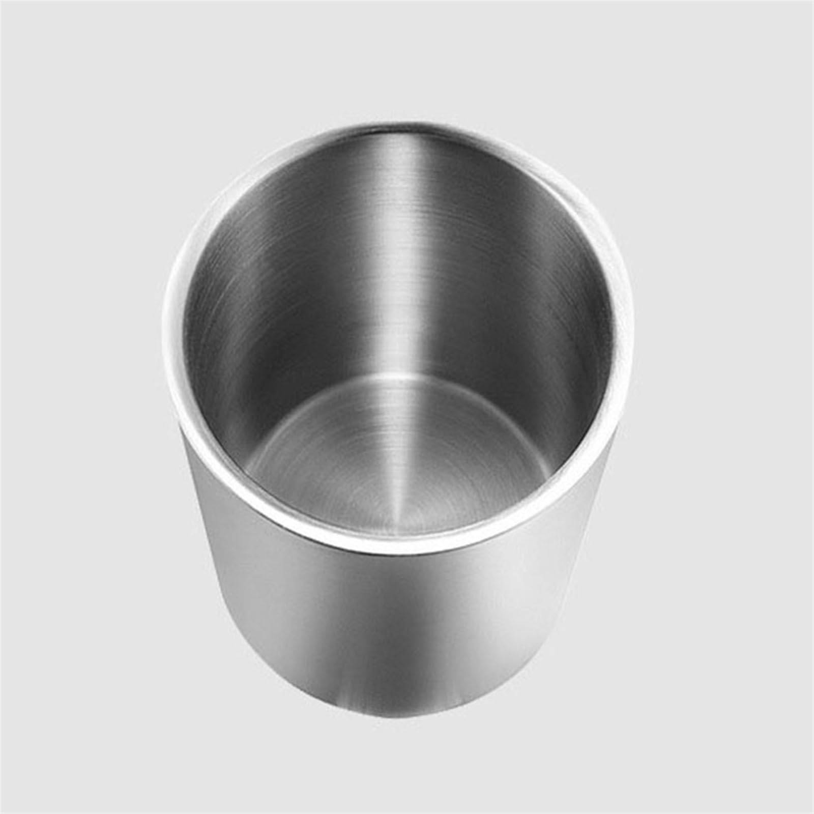 Cubo de hielo para bares domésticos Cubo de hielo de doble pared de acero inoxidable con aislamiento térmico, contenedor redondo, Enfriador de hielo for vino, armario de cerveza, herramienta de cocina