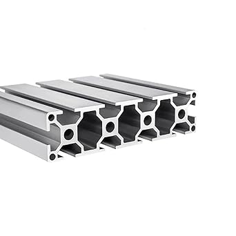 30120 Aluminum Extrusion T Slot 1200mm Long Silver 1 Pack, Extruded Aluminum Profile 30 Series European Standard Anodized Linear Rail for 3D Printer Parts and CNC DIY 30 x 120 47.24