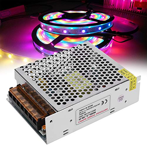 Image of AC to DC Converter, Aluminum Alloy Switch Power Supply Driver Adapter, DC24V LED Screen Strip Light 3D Printer Power Supply(S-100-24(24V /4.2A /100W)AC100-240V)
