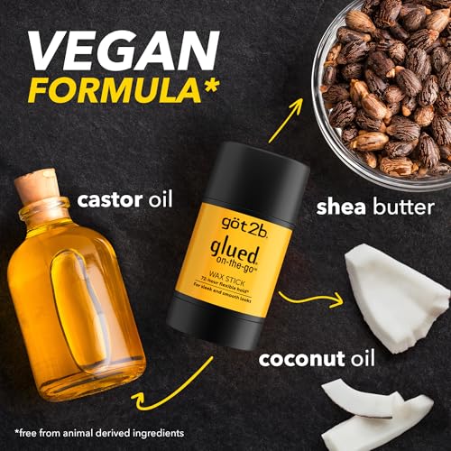 got2b glued on-the-go wax stick, 1.8oz, sleek and slick styles, style your hair without the crunch, helps control frizz - Image 8