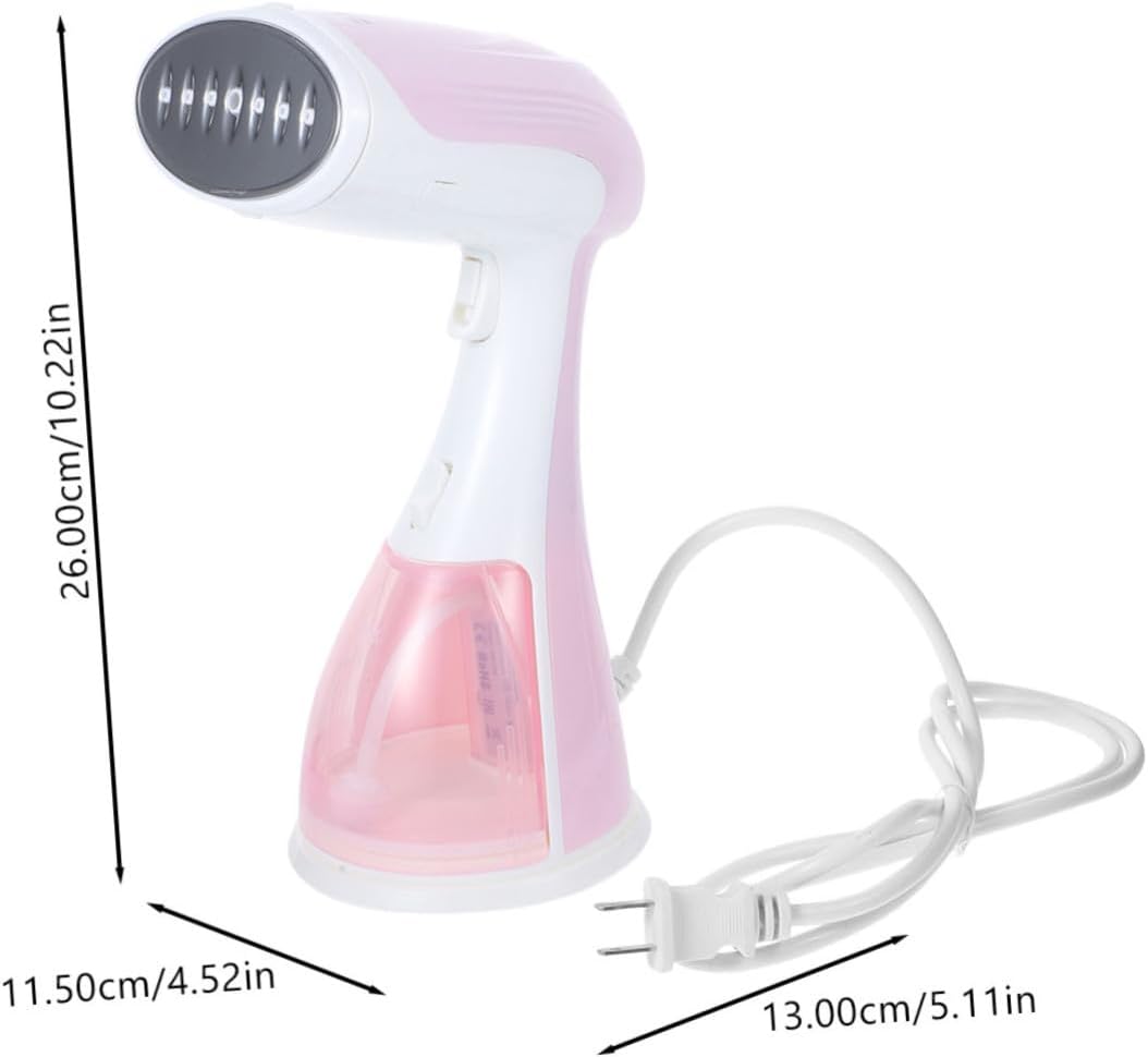 VICASKY Portable Handheld Clothes Steamer Small Steam Iron for Travel and Home Use Wrinkle Remover Ironing Machine with Stainless Steel and Abs Suitable for Satin Fabrics