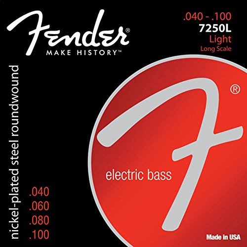 tF_[ Fender Bass Strings Nickel Plated Steel 7250L 40-100 GLx[X×2Zbg