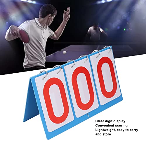 Marcador plegable 3 dígitos para voleibol y tenis de mesa miniatura 3