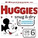 Huggies Snug & Dry Baby Diapers, Size 6, 128 Ct, One Month Supply