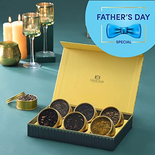 VAHDAM, Thee Cadeau Set - GLOW, 6 Theesoorten in een Monster Box | OPRAH'S FAVORIETE THEE 2019-100% Natuurlijke Ingrediënten - Verjaardagscadeau voor Vrouwen | Geschenk voor Mama of Oma | Theesets - Image 5