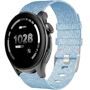 Compatible with Cubitt Viva Pro Smart Watch Band, Breathable Nylon Woven Fabric Replacement Accessory Strap Compatible for Cubitt Viva Pro, Viva, Aura Pro, Aura Smart Watch