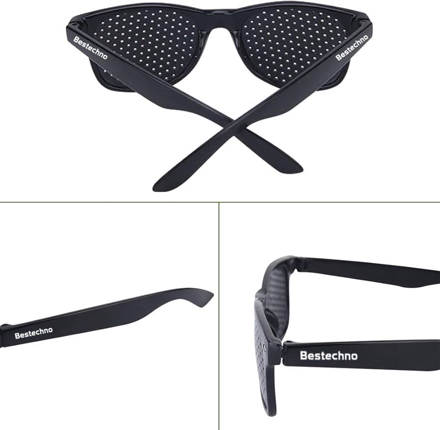 Amazon.co.jp: ピンホールメガネ遠近兼用 視力回復 眼筋運動に 視力