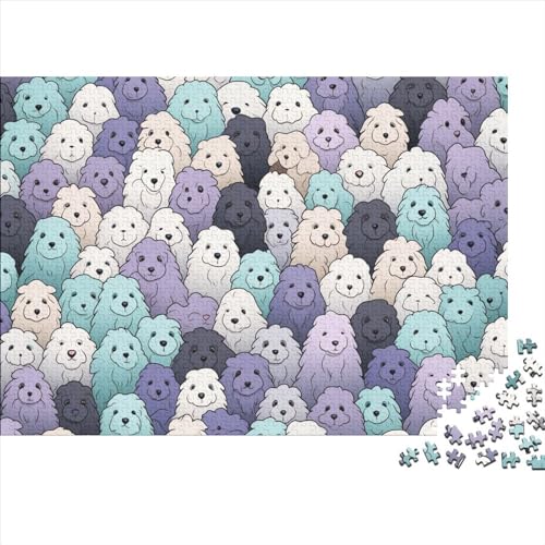 Cachorros Puzzle 1000 Piezas,Multicolor Inteligencia Rompecabezas, Regalo para Adolescentes Y Adulto para Amantes O Amigos Rompecabezas Imposable 1000pcs (75x50cm)