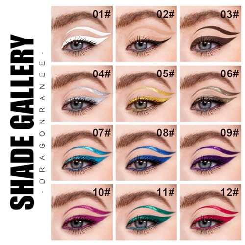 Set de 12 lápices delineadores Dulele multicolor miniatura 4