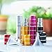 DE 7pcs 5ml Portable Mini Refillable Perfume Scent Aftershave Atomizer Empty Spray Bottle with 2 Funnel Filler for Travel Purse