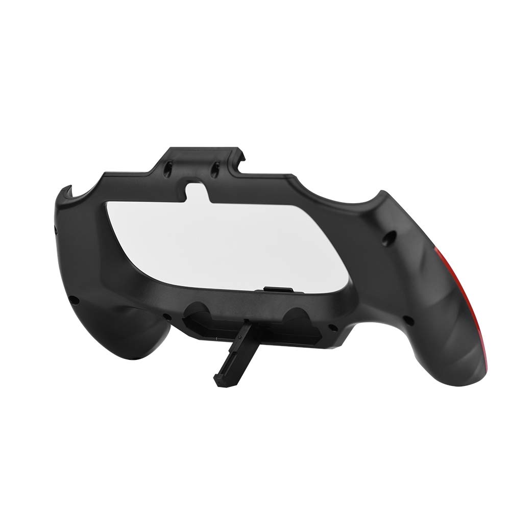 Staffa di Presa ABS Gamepad con Impugnatura Comoda, Resistente, Antiscivolo, Antiurto e Resistente al Sudore, ECC, Adatto per Sony PSV PS Vita 2000 (Rosso).(Rosso)