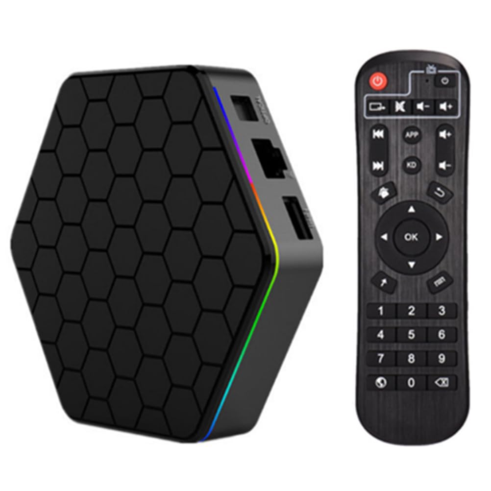CHROX Box T95Z Plus Android 12.0, H618 2.0Ghz 64-Bit Quad-Core Cortex-A55 Mali-G310 GPU Supporto 2.4/5.0Ghz WIFI6 BT5.0 100M Ethernet 8K 1080P HDR10+ HDMI 2.1 H.265,4gb+32gb
