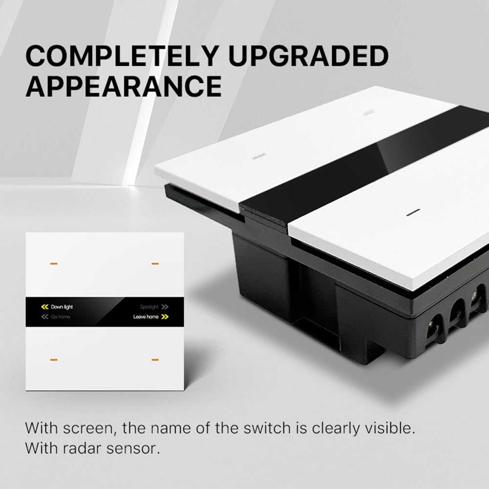 Interruptor Escena Inteligente Tuya Zigbee, Control Iluminación Inteligente, Panel de Interruptor de Control de Escena, Enchufe Inteligente, Interruptor Inteligente 485 86 Box B