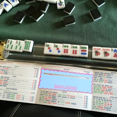 Cartas guía Mahjong para principiantes 4 piezas miniatura 7