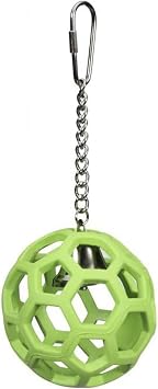 JW Pet Company Activitoys Hol-ee Roller Parrot Toy, 4 Inch Diameter Colors Vary