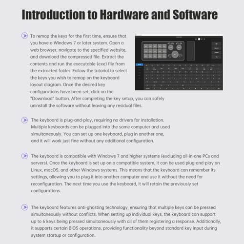 Programmation macro clavier personnalisé RGB hotswap Bluetooth pour raccourcis Mac et PC