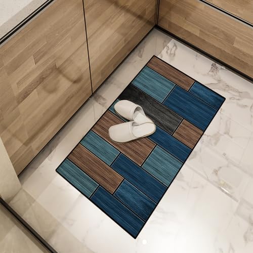 Tapis de cuisine 105 x 190 cm sur mesure moderne et lavable - 4