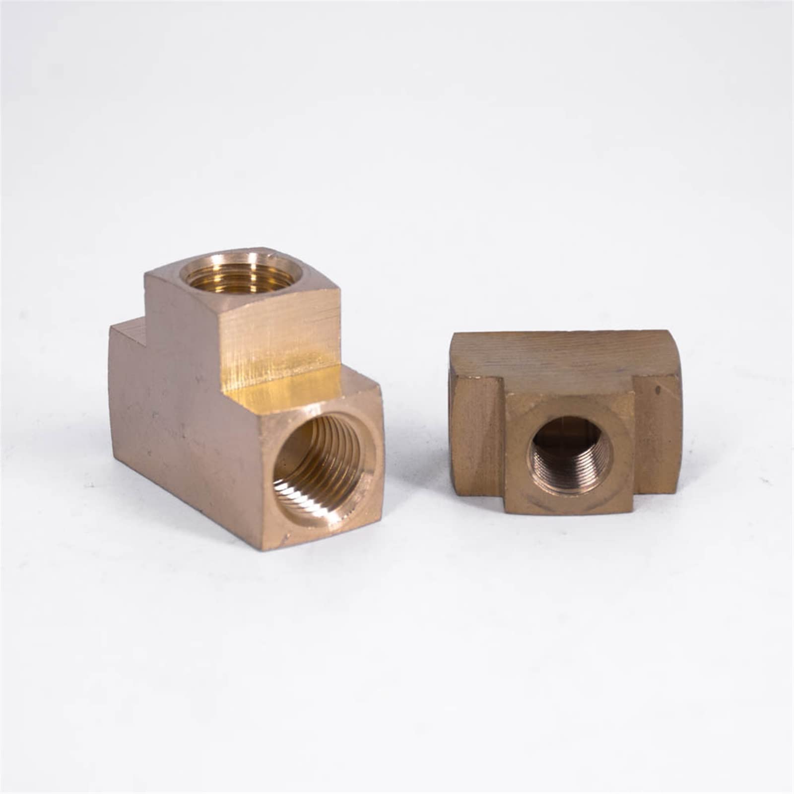 Raccordi a Barra per Tubi Flessibili, Raccordo a T NPT Femmina in Ottone, Diverse Misure(1/2inch)