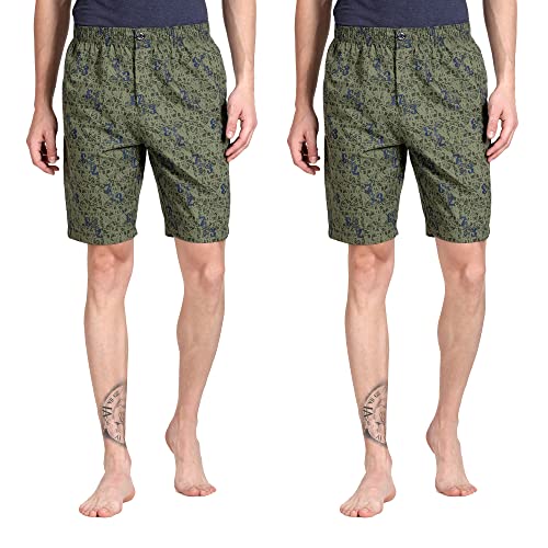 Image of Pepe Jeans Men's Cotton Relaxed Paisley Boxer Shorts