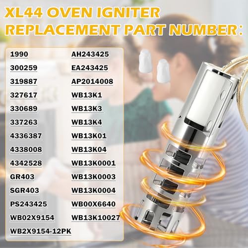 Image of Upgrade WB2X9154 WB13K10027 Gas Range Oven Stove Round Ignitor