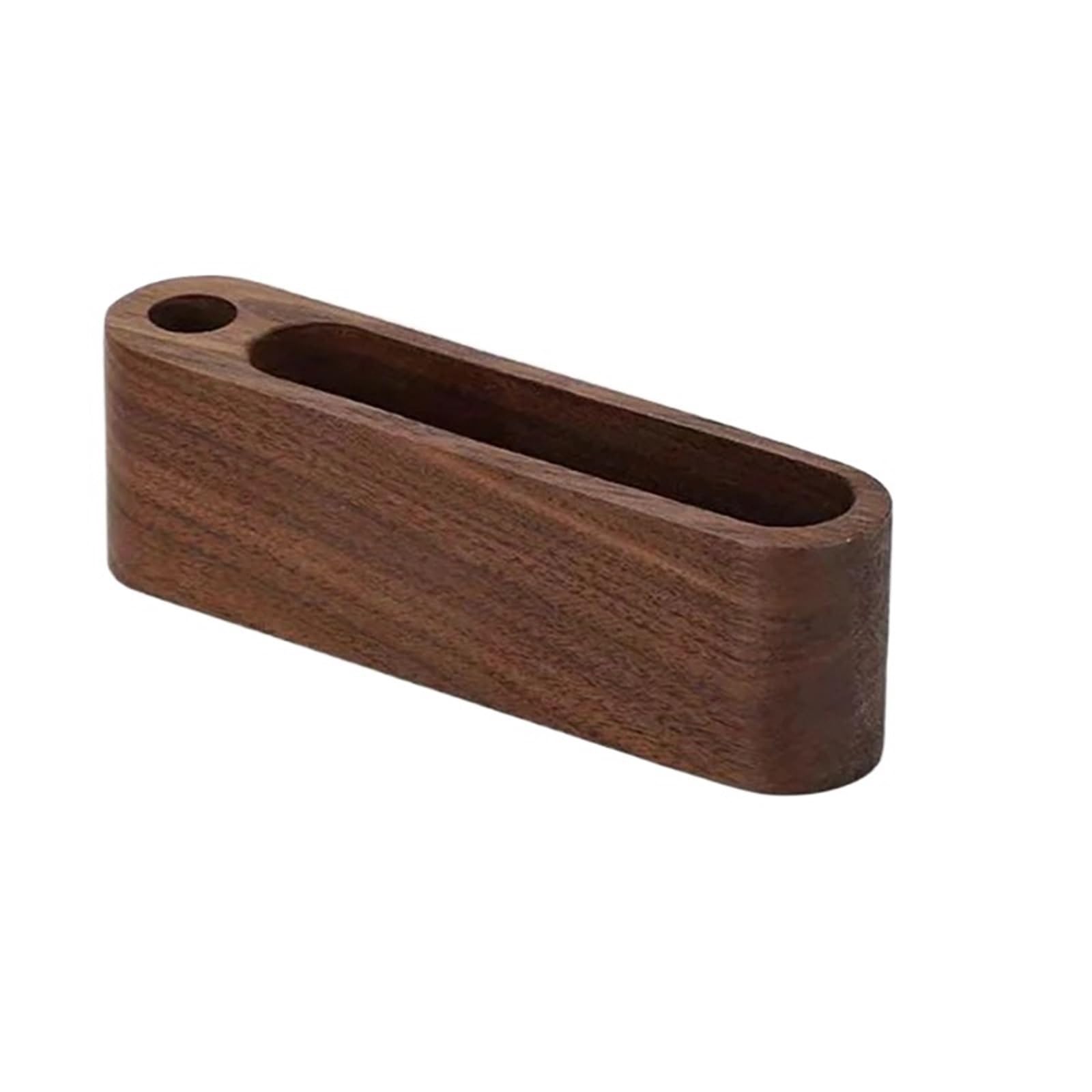 IRFHDCX Business Card Holders Business Card Holder Wooden Organizer Office Desk Name Display Stand With Pen Slot Memo Pad Cards Storage(Color4)