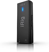 Vista 1 de IK Multimedia iRig HD 2 interfaz de audio de guitarra para iPhone, iPad, Mac, iOS y PC con cables USB-C, Lightning y USB y grabación de música de 24
