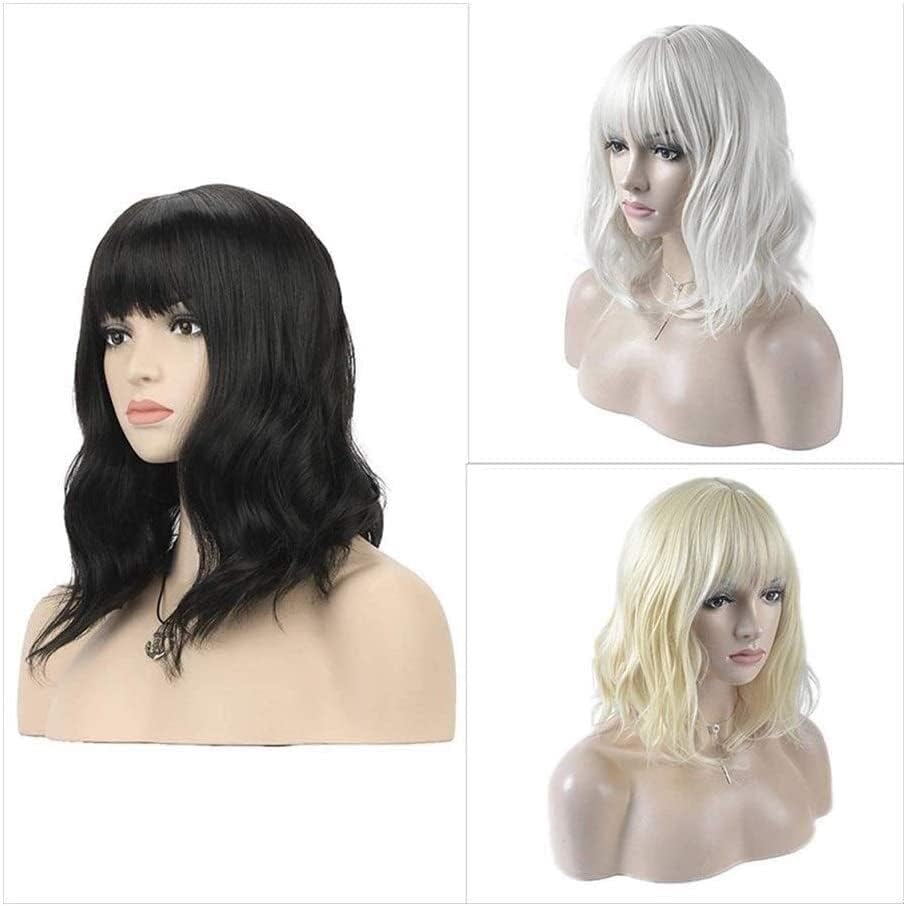 Eliveshown ウィッグショートカーリーヘアウィッグヨーロッパとアメリカ合成編組アフリカ編組ウィッグステージヒップホップJ11