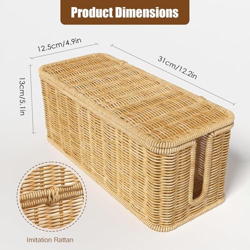 Boîte à cordons pour le salon et la télévision, panier de rangement intérieur pour sol