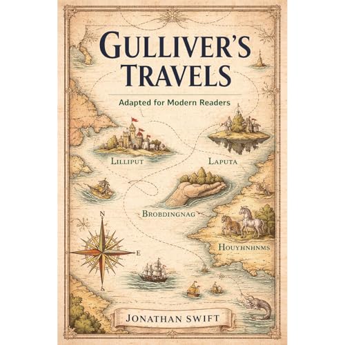 Gulliver's Travels Audiolibro Por Jonathan Swift arte de portada