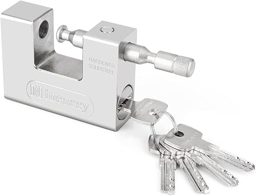 Miniatura 1 de 5 llaves Super Silver Heavy Duty Candado Cerradura para Garaje Warehouse Contenedor de envío