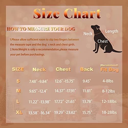 Rypet Small Dog Winter Coat - Shearling Fleece Dog Warm Coat For Small To Medium Breeds Dog Coffee, Medium #TOP1