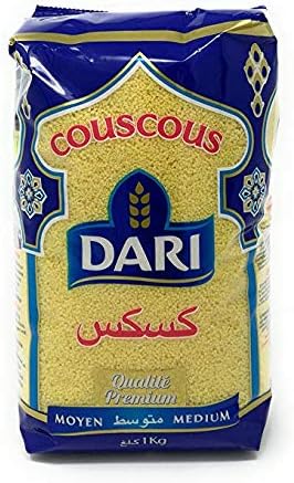 Medium Moroccan Couscous 1kg, 2.2lb, Pack of 3