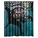 Produktbild Larona Populärer lustiger reizender Labrador-Hund Badezimmer-Duschvorhang, Dusche-Ringe eingeschlossen 100% Polyester wasserdicht 150 x 180 cm