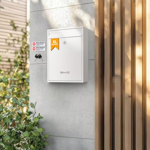 Zedelmaier XX01 Wandbriefkasten XL Weiß