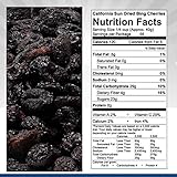Traina Home Grown California Sun Dried Natural Pitted Cherries - Healthy, Natural, No Added Sugar, Non GMO, Gluten Free, Kosher Certified, Vegan, Dark Red, Value Size (5 lbs)