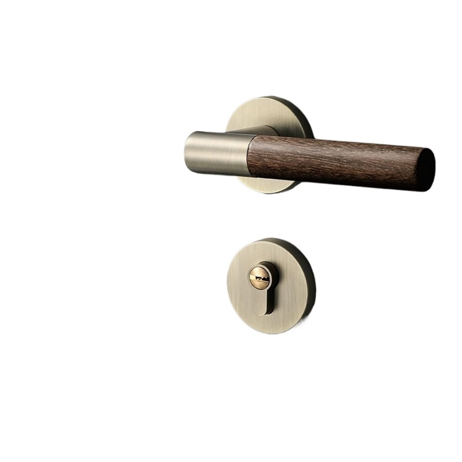 Poignée magnétique silencieuse pour serrure de porte en bois de chambre à coucher