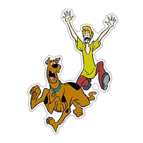Image of Fan Emblems Scooby and Shaggy Car Decal - Automotive Domed Classic Scooby-Doo Characters
